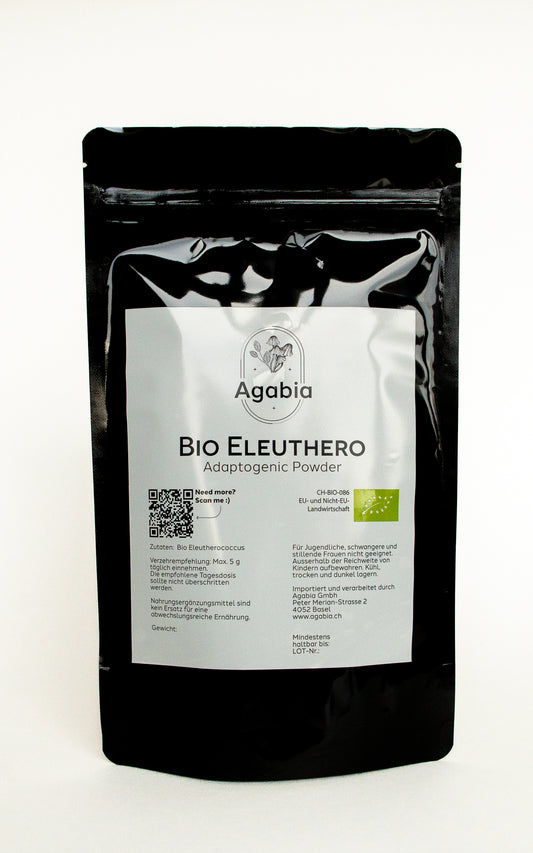 Bio Eleutherococcus - Wurzel Pulver - Siberian Ginseng